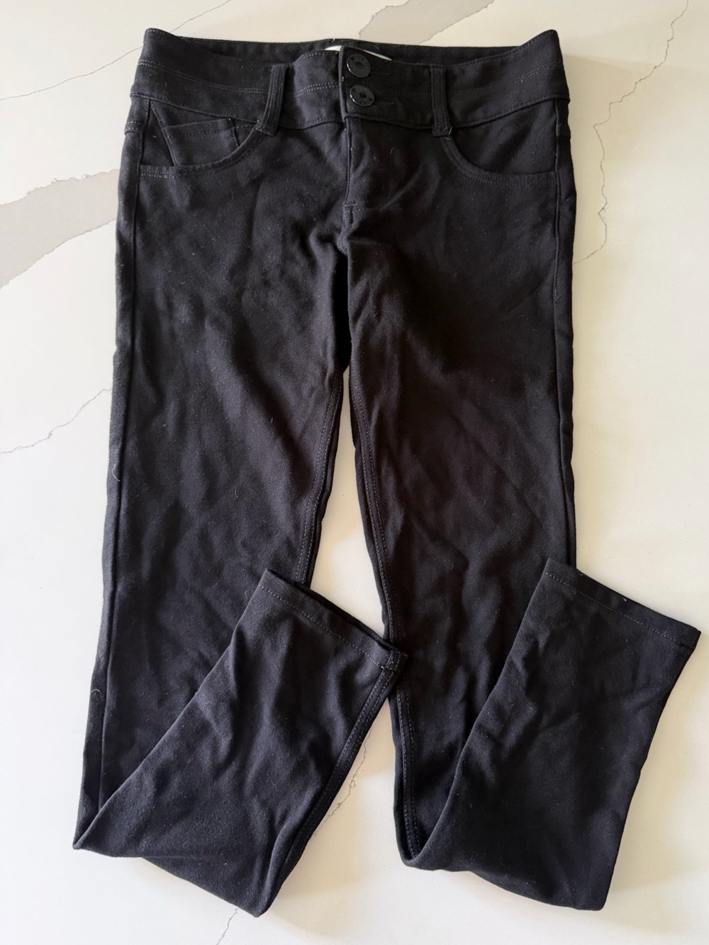 Jolt Black Stretch Flare Pants Women’s Size 3 Y2K Low Rise Bootcut